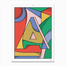 The Letter A Canvas Print