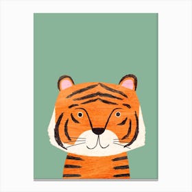Tiger Green Canvas Print