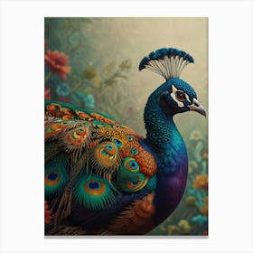 Peacock 15 Canvas Print