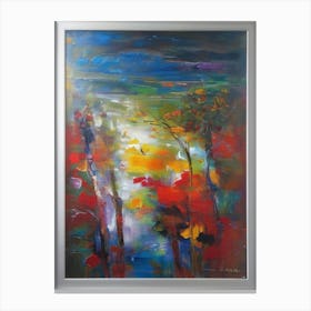 Abstract Landscape Painting 4 Canvas Print