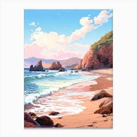 Pfeiffer Beach, Big Sur California Usa 2 Canvas Print