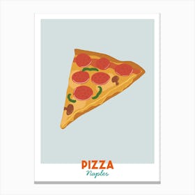 Pizza Slice Italy Canvas Print