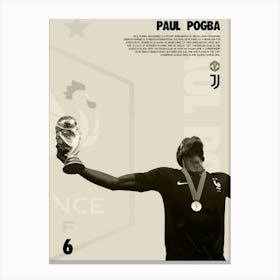 Paul Pogba Canvas Print