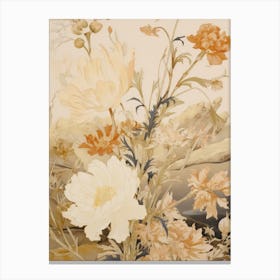 Antique Botanical Painting Canvas Print