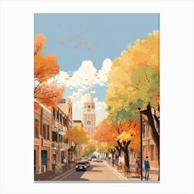 Pretoria In Autumn Fall Travel Art 1 Canvas Print