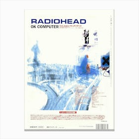 Radiohead Ok Computer Canvas Print