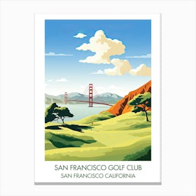 San Francisco Golf Club   San Francisco California 2 Canvas Print