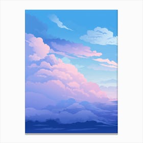 Beautiful Clouds Art Print (4) Canvas Print