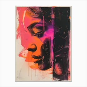 'The Girl In Pink' Canvas Print