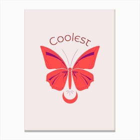 Coolest Butterfly Canvas Print