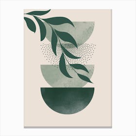 Botanical Abstract Art Canvas Print