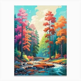 Autumn Forest 12 Canvas Print