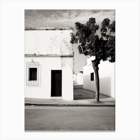 Jerez De La Frontera, Spain, Black And White Analogue Photography 4 Canvas Print