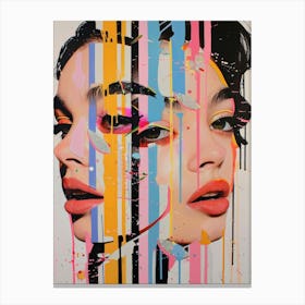 'Two Faces' 5 Canvas Print