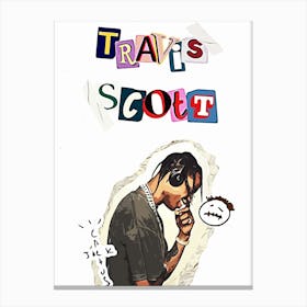 Travis Scott 4 Canvas Print