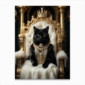 King Cat Canvas Print