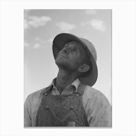 Untitled Photo, Possibly Related To Mormon Farmer Working On Fsa (Farm Security Administration) Cooperative 1 Canvas Print