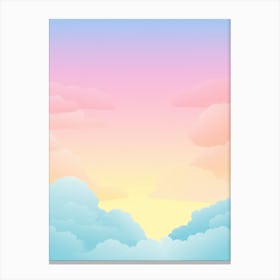 Sky With Clouds Canvas Print
