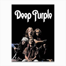 deep purple hard rock band music 10 Canvas Print