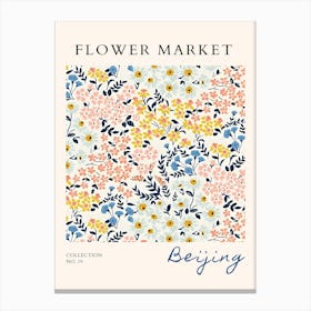 Flower Market 7 Canvas Print