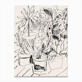 Potted Plants Canvas Print