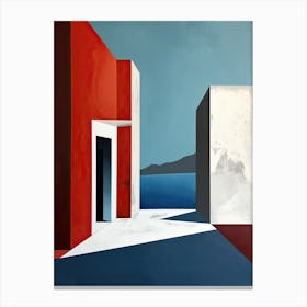 'The Blue Door' Surealism Canvas Print