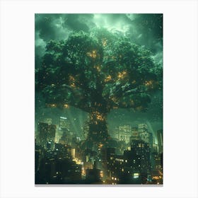 Fantasy Tree In The Middle 7 Canvas Print