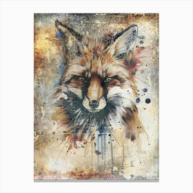 Poster Fox Animal Illustration Art 01 Canvas Print