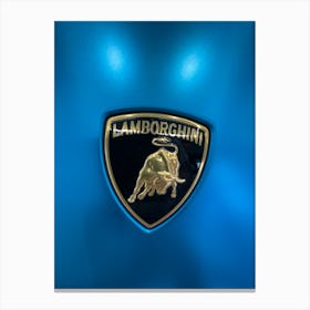 Lamborghini Emblem Canvas Print