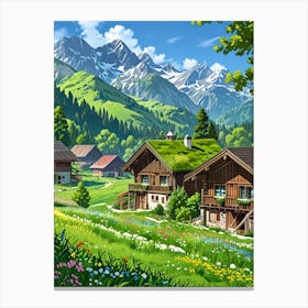 Alpine Village 4 Canvas Print