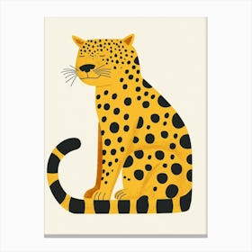 Yellow Jaguar 3 Canvas Print