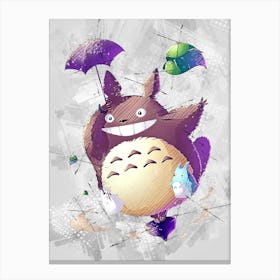 My Neighbor Totoro Drawing Canvas Print