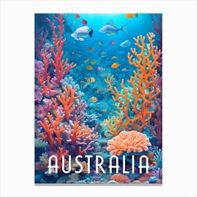 Australia Great Barrier Reef Queensland Canvas Print