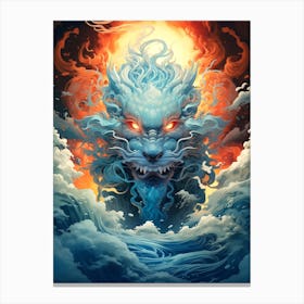 Asian Dragon Canvas Print