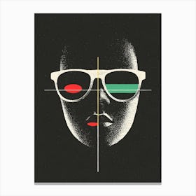 Woman With Sunglasses Canvas Print