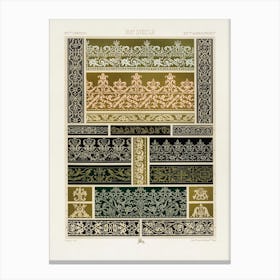 16th Century Pattern, Albert Racine (5) Canvas Print