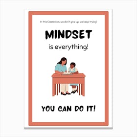 Mindset Is Everything You Can Do It, Classroom Decor, Classroom Posters, Motivational Quotes, Classroom Motivational portraits, Aesthetic Posters, Baby Gifts, Classroom Decor, Educational Posters, Elementary Classroom, Gifts, Gifts for Boys, Gifts for Girls, Gifts for Kids, Gifts for Teachers, Inclusive Classroom, Inspirational Quotes, Kids Room Decor, Motivational Posters, Motivational Quotes, Teacher Gift, Aesthetic Classroom, Famous Athletes, Athletes Quotes, 100 Days of School, Gifts for Teachers, 100th Day of School, 100 Days of School, Gifts for Teachers,100th Day of School,100 Days Svg, School Svg,100 Days Brighter, Teacher Svg, Gifts for Boys,100 Days Png, School Shirt, Happy 100 Days, Gifts for Girls, Gifts, Silhouette, Heather Roberts Art, Cut Files for Cricut, Sublimation PNG, School Png,100th Day Svg, Personalized Gifts Canvas Print