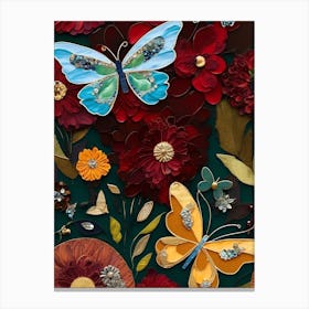 Blue Butterfly Canvas Print