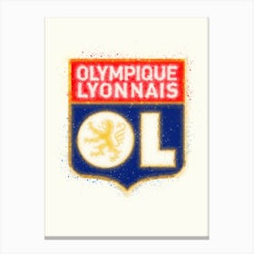 Olympique Lyonnais Lyon Canvas Print