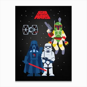 Star Wars 4 Canvas Print