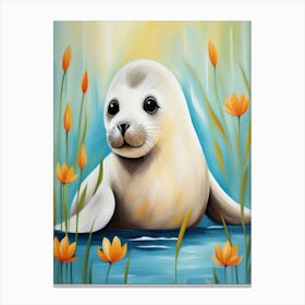 Seal Painting Canvas Print