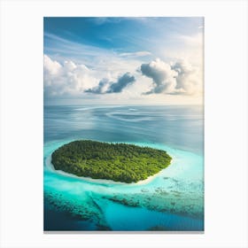 Island In The Maldives 1 Canvas Print