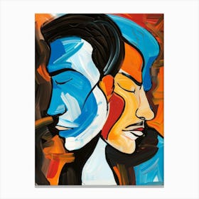 Two Faces 33 Canvas Print