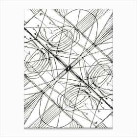 Geometrical Drawing Canvas Print