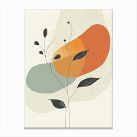 Abstract Plant Canvas Print