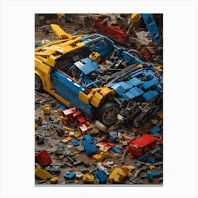 Lego Lamborghini Canvas Print