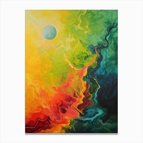 Abstract Painting Canvas Print