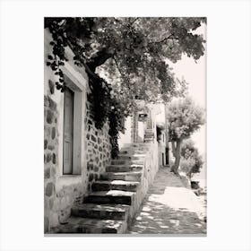 Bodrum, Turkey, Photography In Black And White 8 Canvas Print