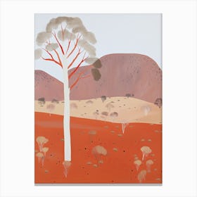 Great Victoria Desert   Australia, Contemporary Abstract Illustration 4 Canvas Print
