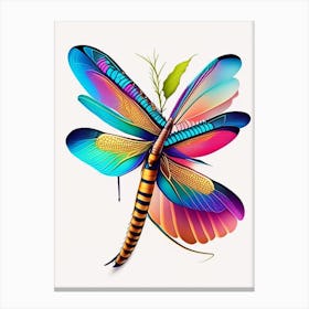 Wandering Glider Dragonfly Tattoo 1 Canvas Print